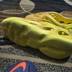 Yellow Foam Slip-On Shoes